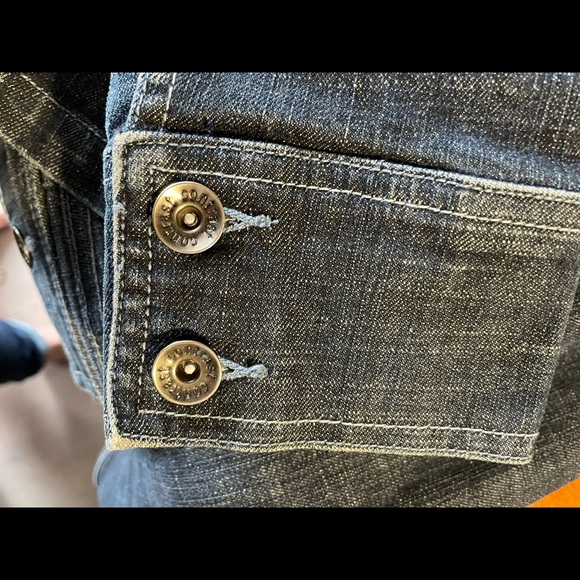 Vintage Reitmans Constrast safari style jean jacket! - Picture 2 of 6